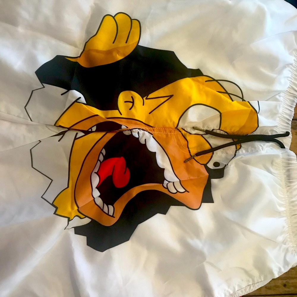 Homer Simpson Mens Swim Trunks